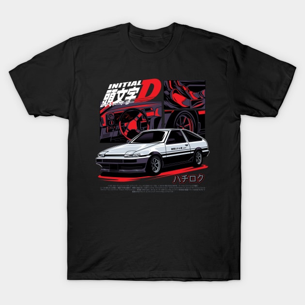 Ae86 Anime T-Shirt by cungtudaeast